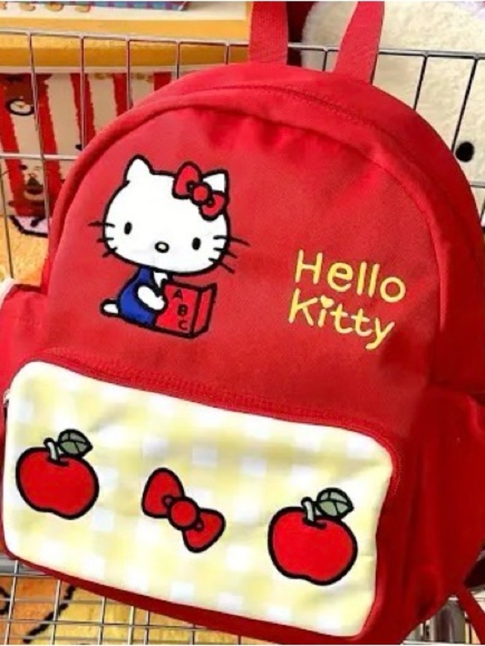 Vintage 90s Hello Kitty Red Kids Backpack (NWT) (Sanrio Authentic)